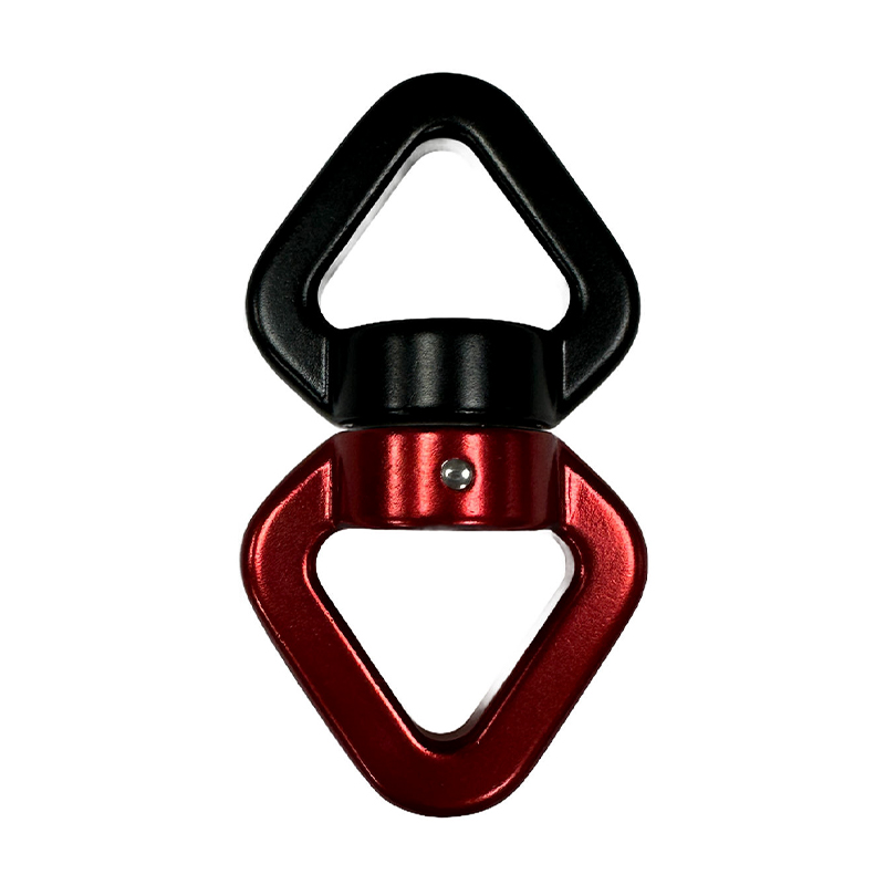 HT-WX-01 30KN Breaking Strength Swivel Safest Rotational Device 360 Swing Carabiner Hanging Accessory