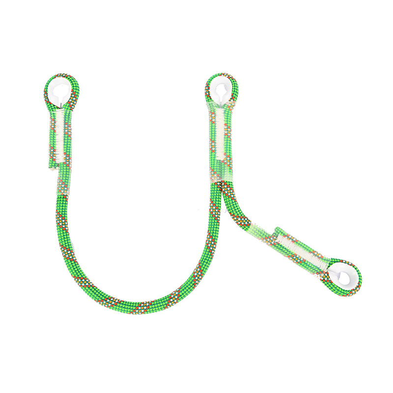 HT-T-0025 U-shaped Y-shaped Line Pull Outdoor Power Oxtail Climbing Mountaineering Climbing protection Anti Falling Safety Oxtail Rope