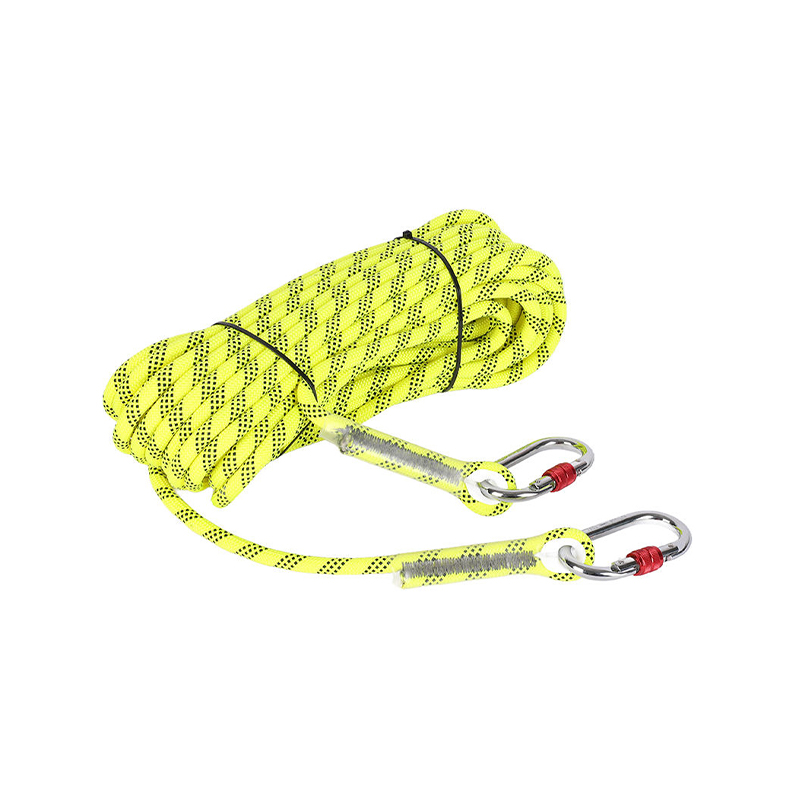 High Strength Polyester Static Safety Rope for Outdoor Adventure Fall Protection Climbing Rescue Tree Work Rock Mountaineering