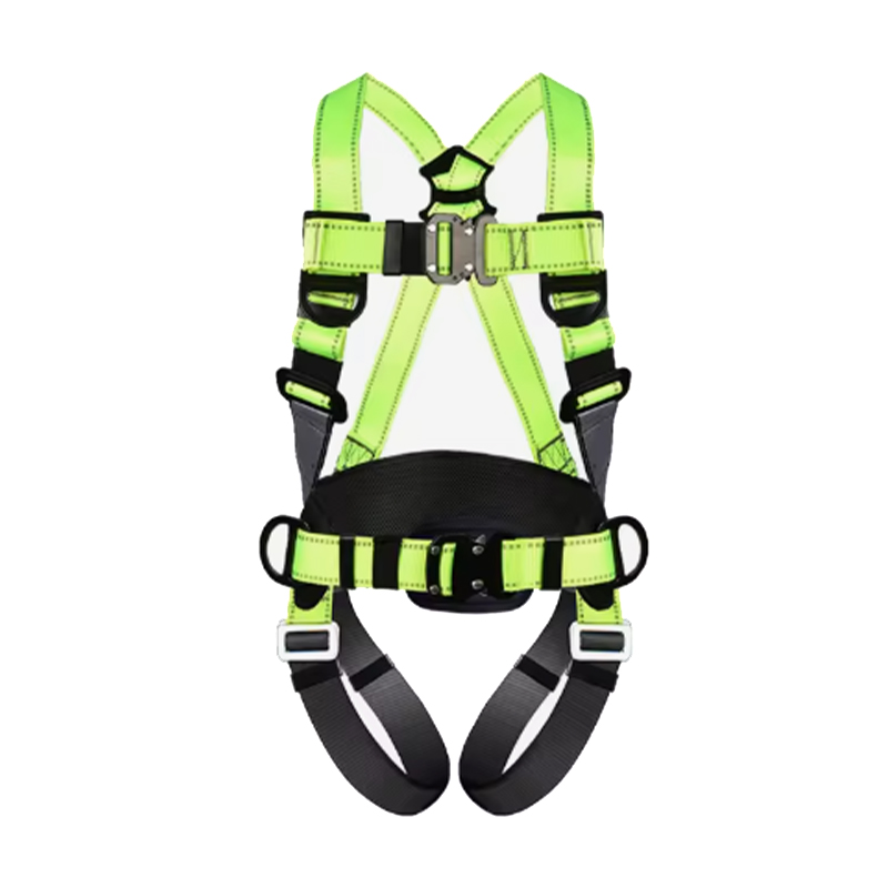S-10016 Adjustable Reflect Light Full Body Safety Harness Reflective Straps for Construction Roofing Work Rescue Purpose