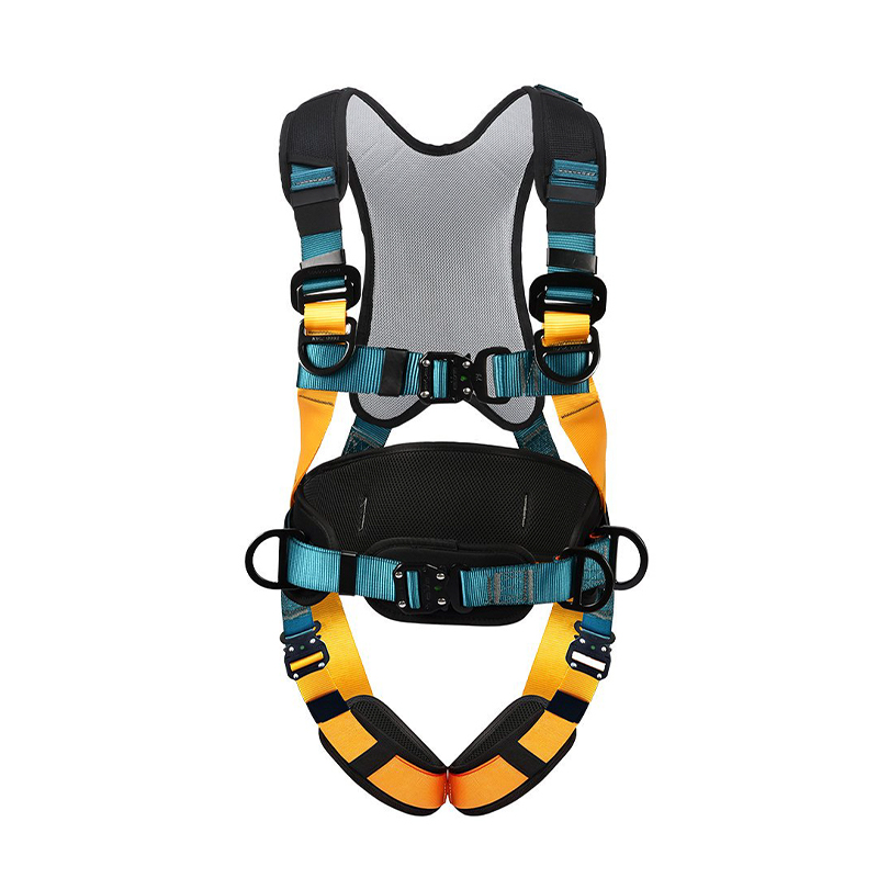HT66-008201 4 Quick Buckles Construction Full Body Safety Harness